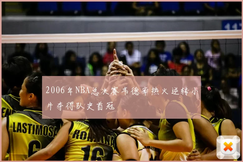 2006年NBA总决赛韦德率热火逆转小牛夺得队史首冠