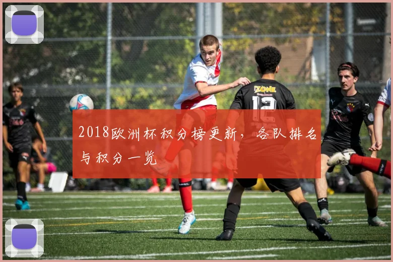 2018欧洲杯积分榜更新，各队排名与积分一览